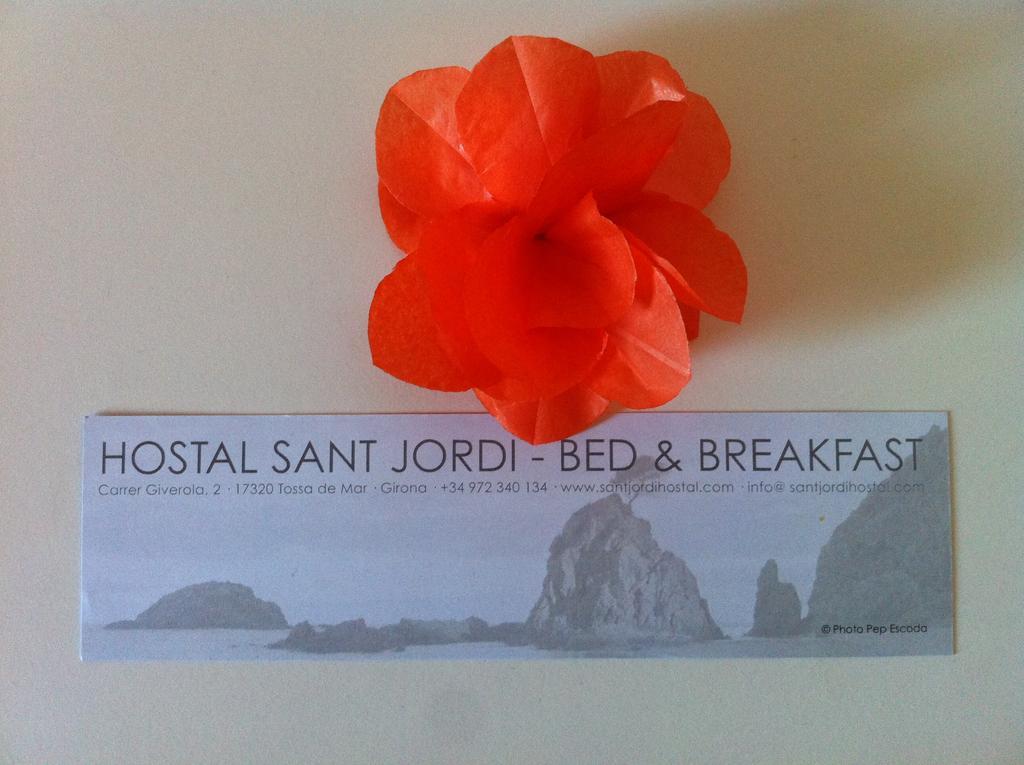 Hostal Sant Jordi Tossa de Mar Kültér fotó